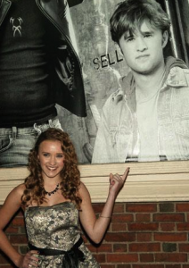Emily Osment at brother Haley's Theater Performance