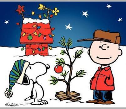 Charlie Brown Christmas ornament on tree