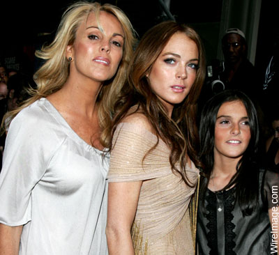 Dina Lohan, Lindsay Lohan and Ali Lohan