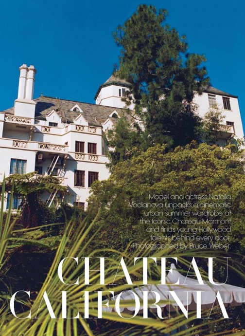 Bruce Weber VOGUE Shoot at the Chateau