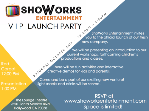 Showorks Entertainment Invitation