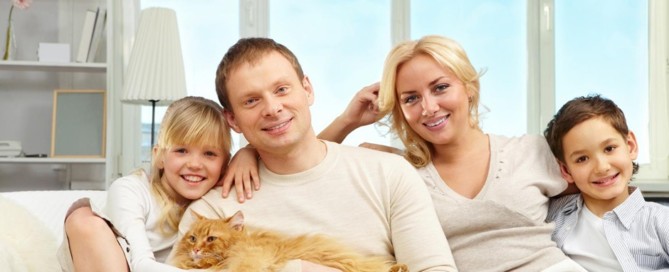 caucasian family